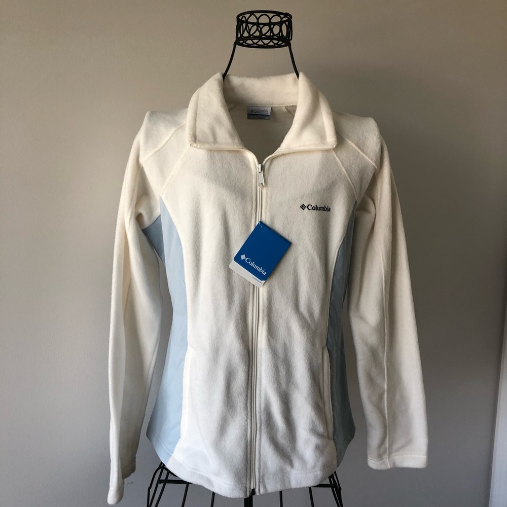 Columbia sweater fleece zip up Size M